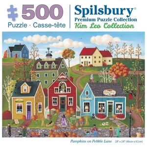 Spilsbury - Pumpkins On Pebble Lane - 500 Piece Jigsaw Puzzle